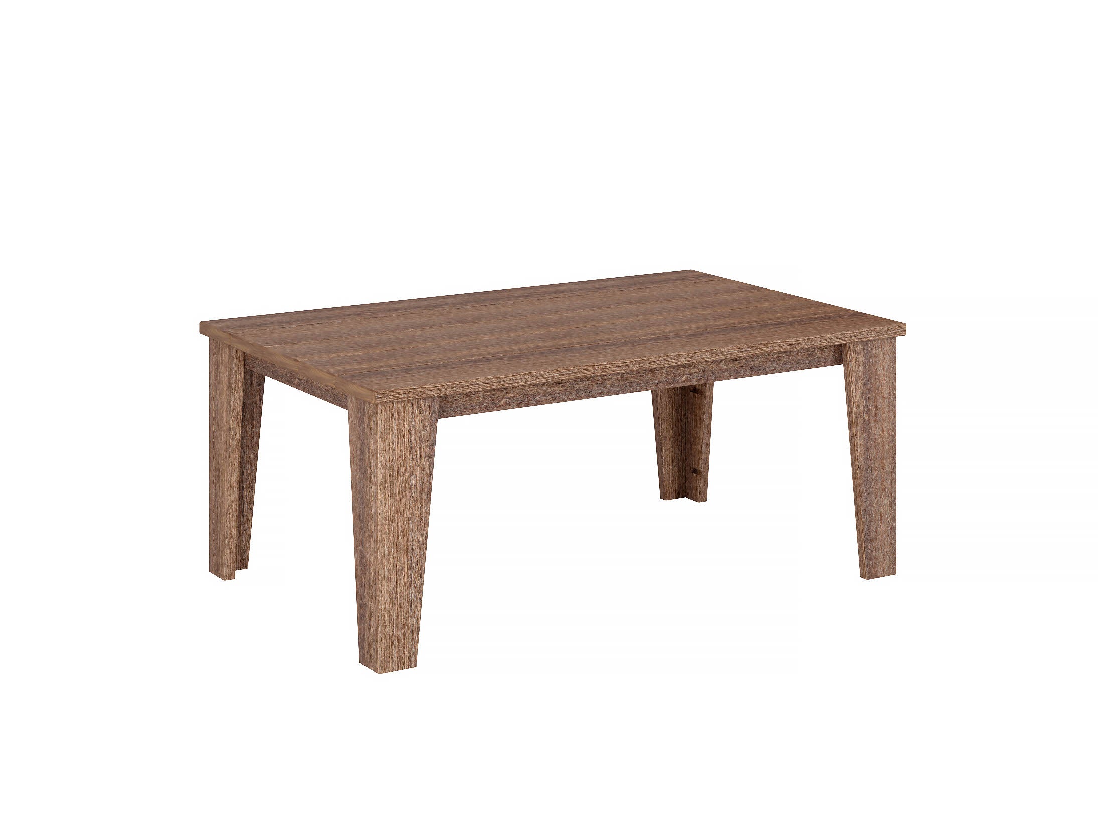 Coffee Table Antique Mahogany Side View