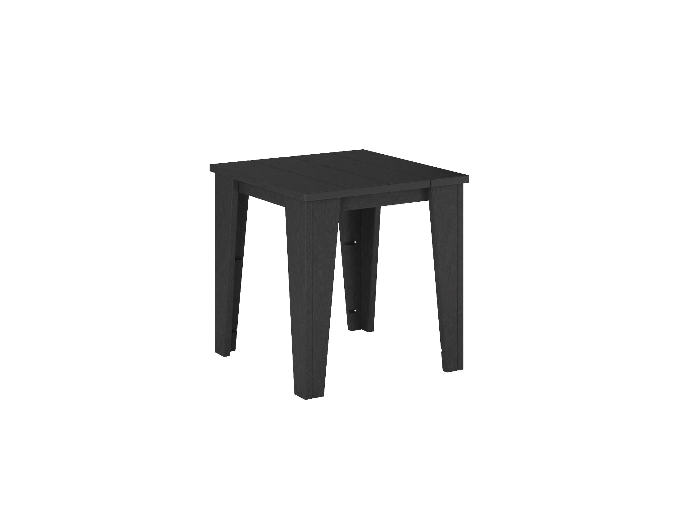 Black Modern Side Table Side View