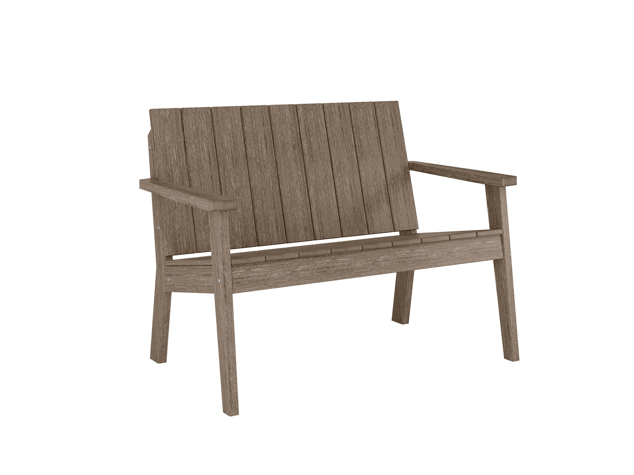 Ashland Chat Loveseat Beechwood Side View