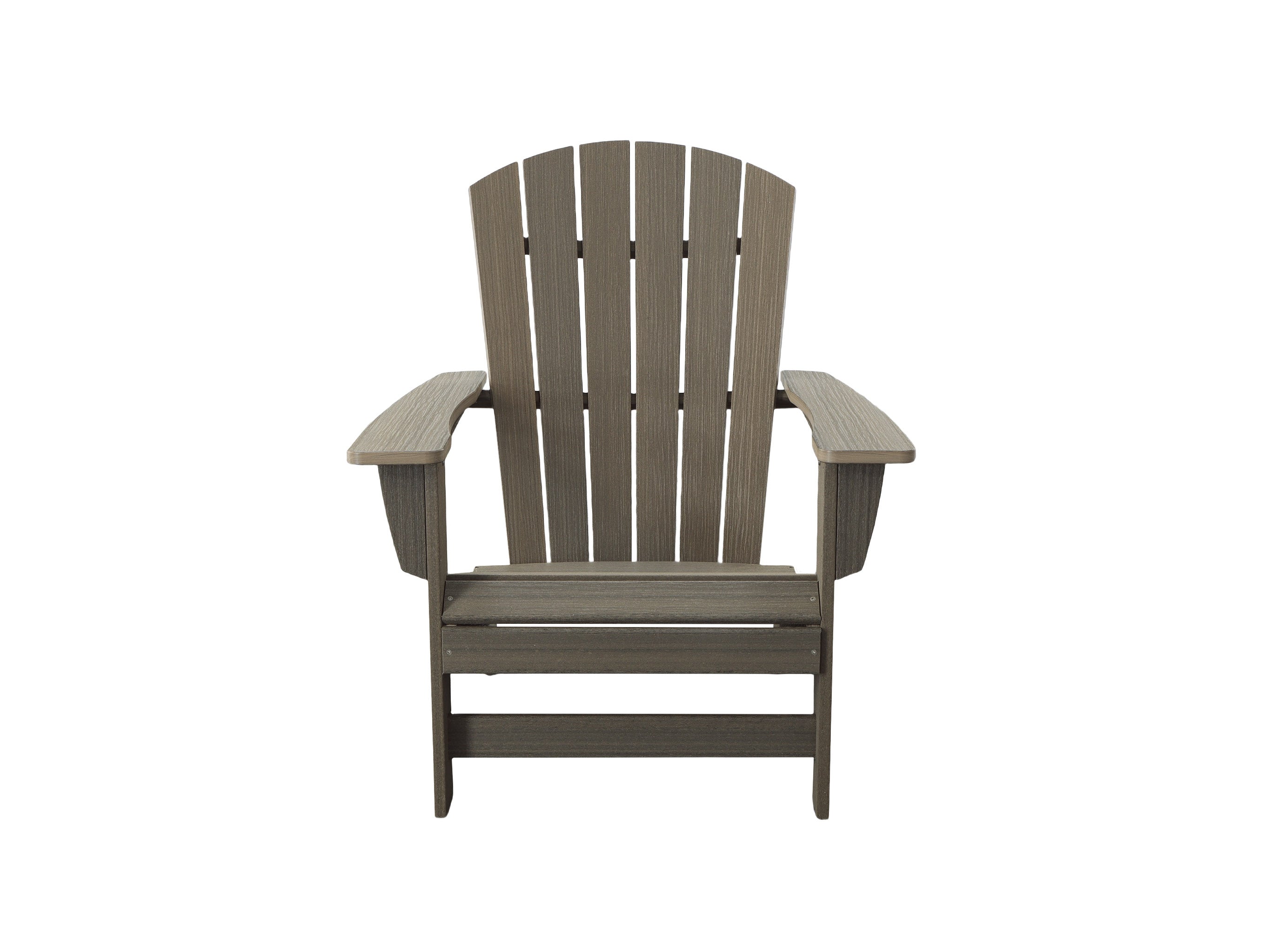 Half - Johnson Bay Adirondack Chair Coastal Gray on blank background Front
