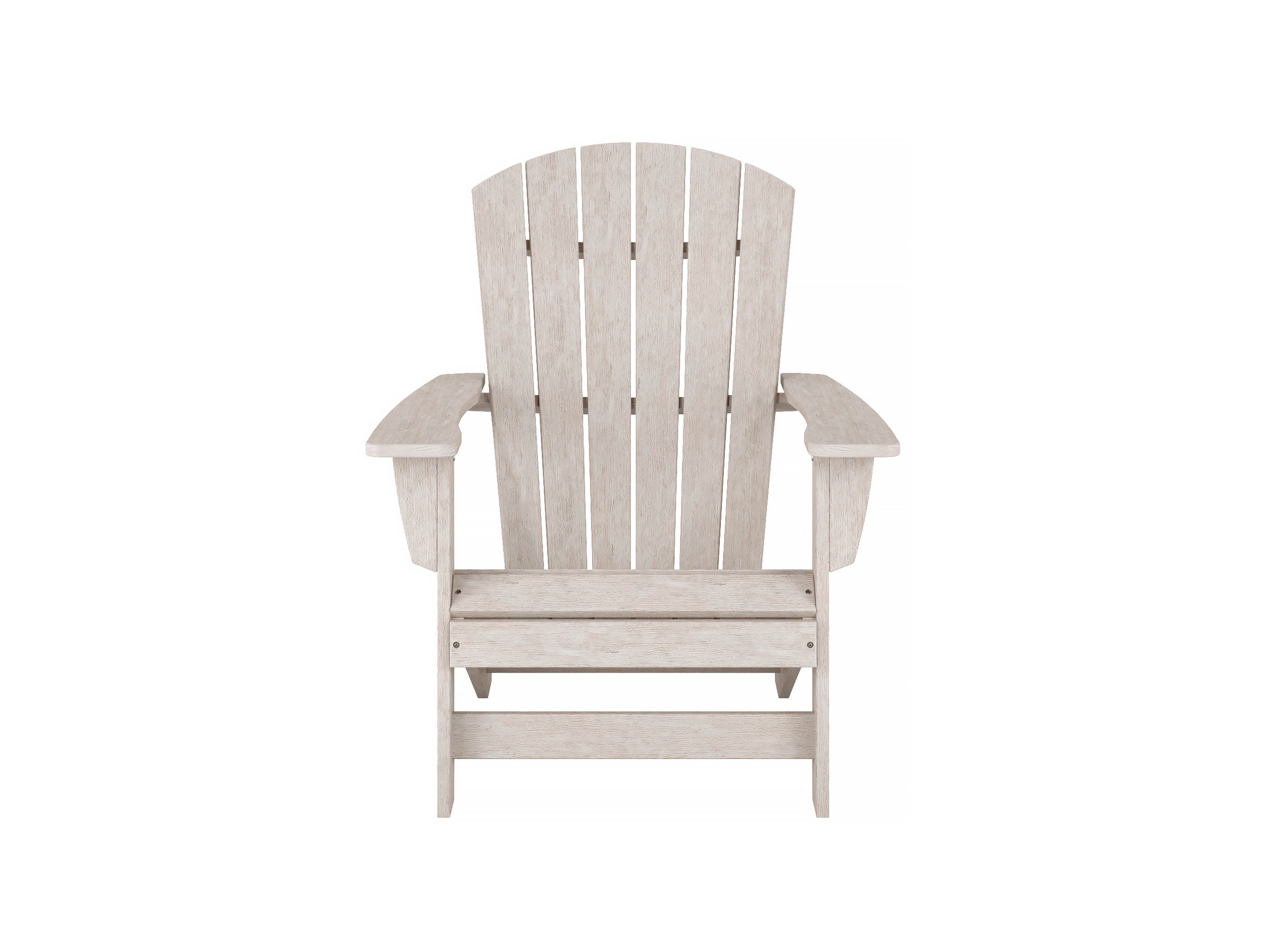 Half Johnson Bay Adirondack Chair Front View Paper Birch