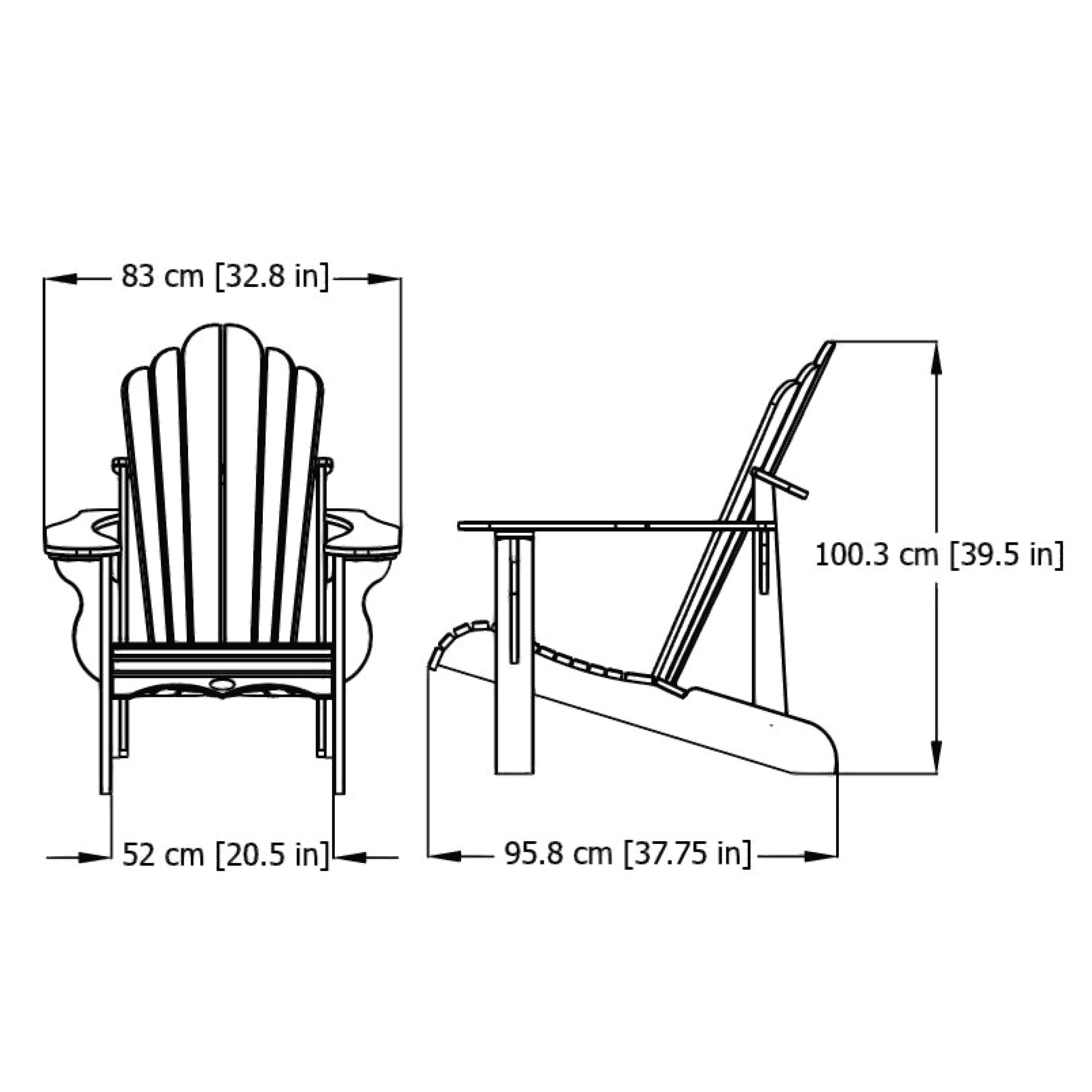 Leisure Traditional Adirondack Chair