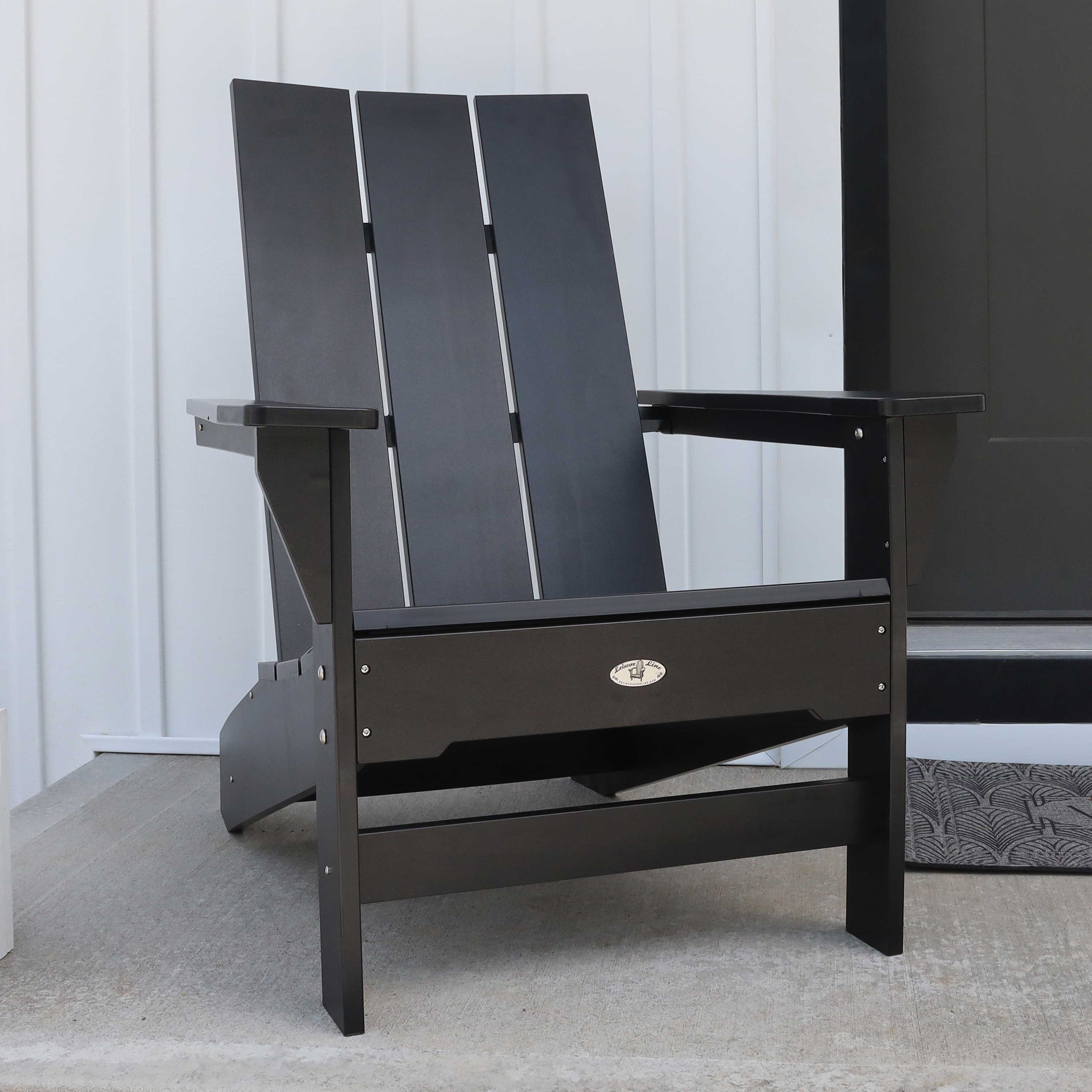 3-Slat Modern Adirondack Chair – Leisure Line