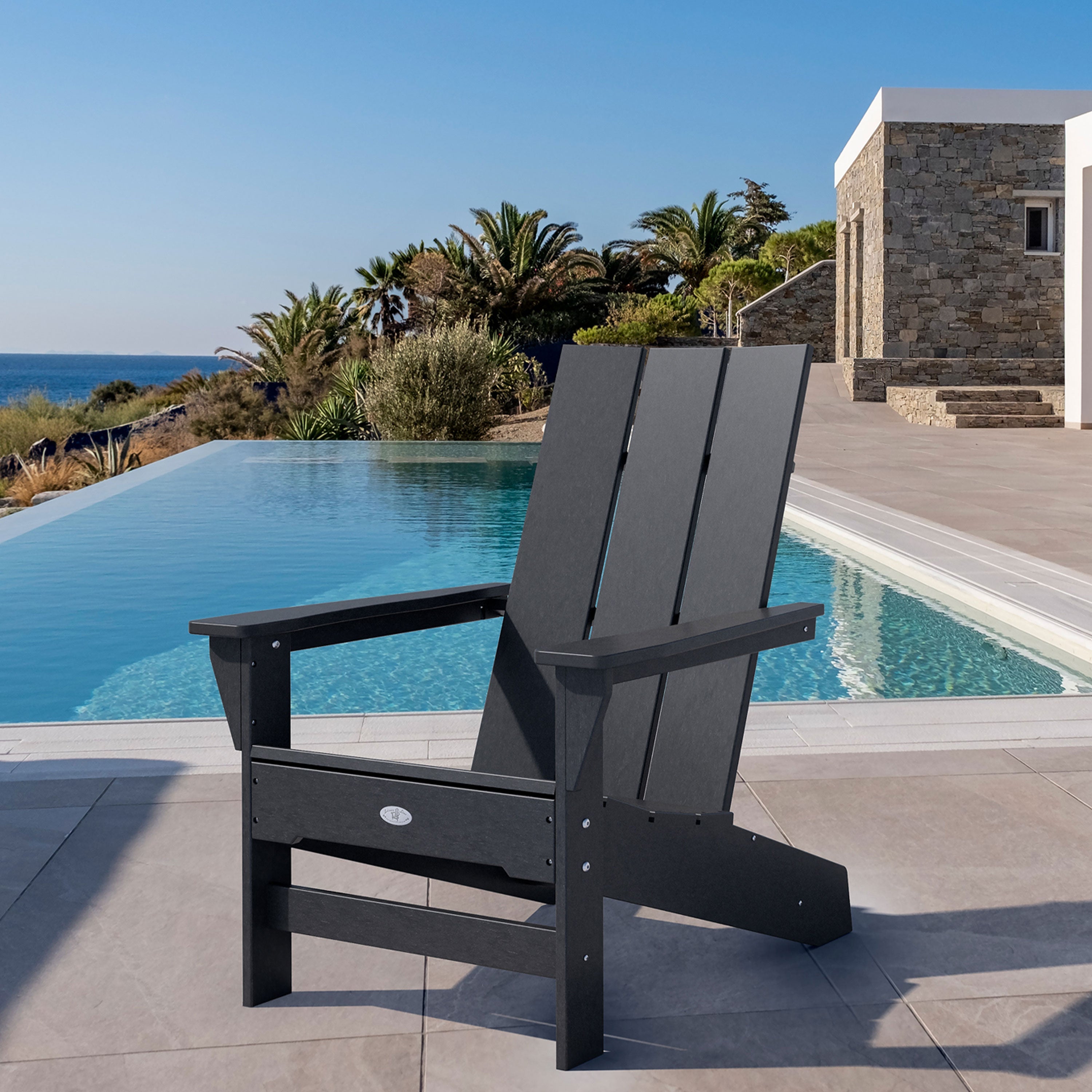 3-Slat Modern Adirondack Chair – Leisure Line