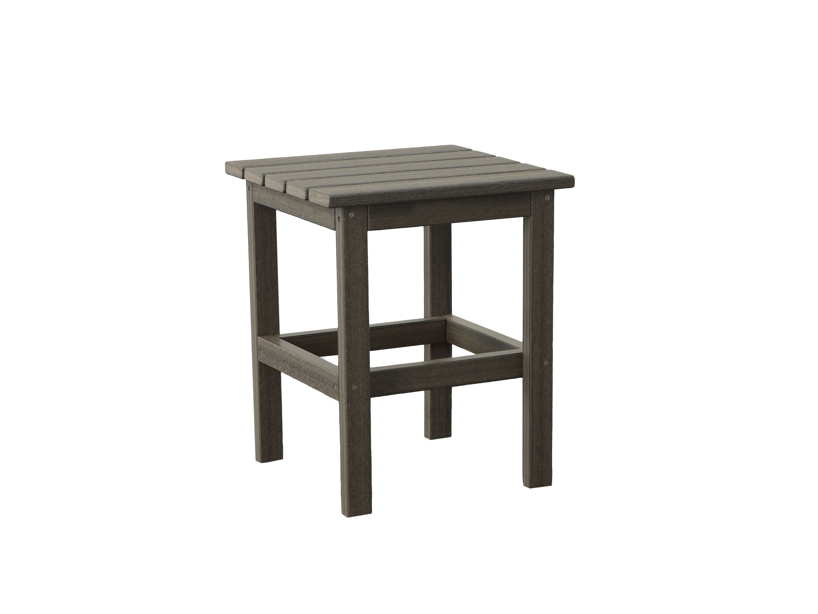 Coastal Gray Classic Side Table Square Slight Side