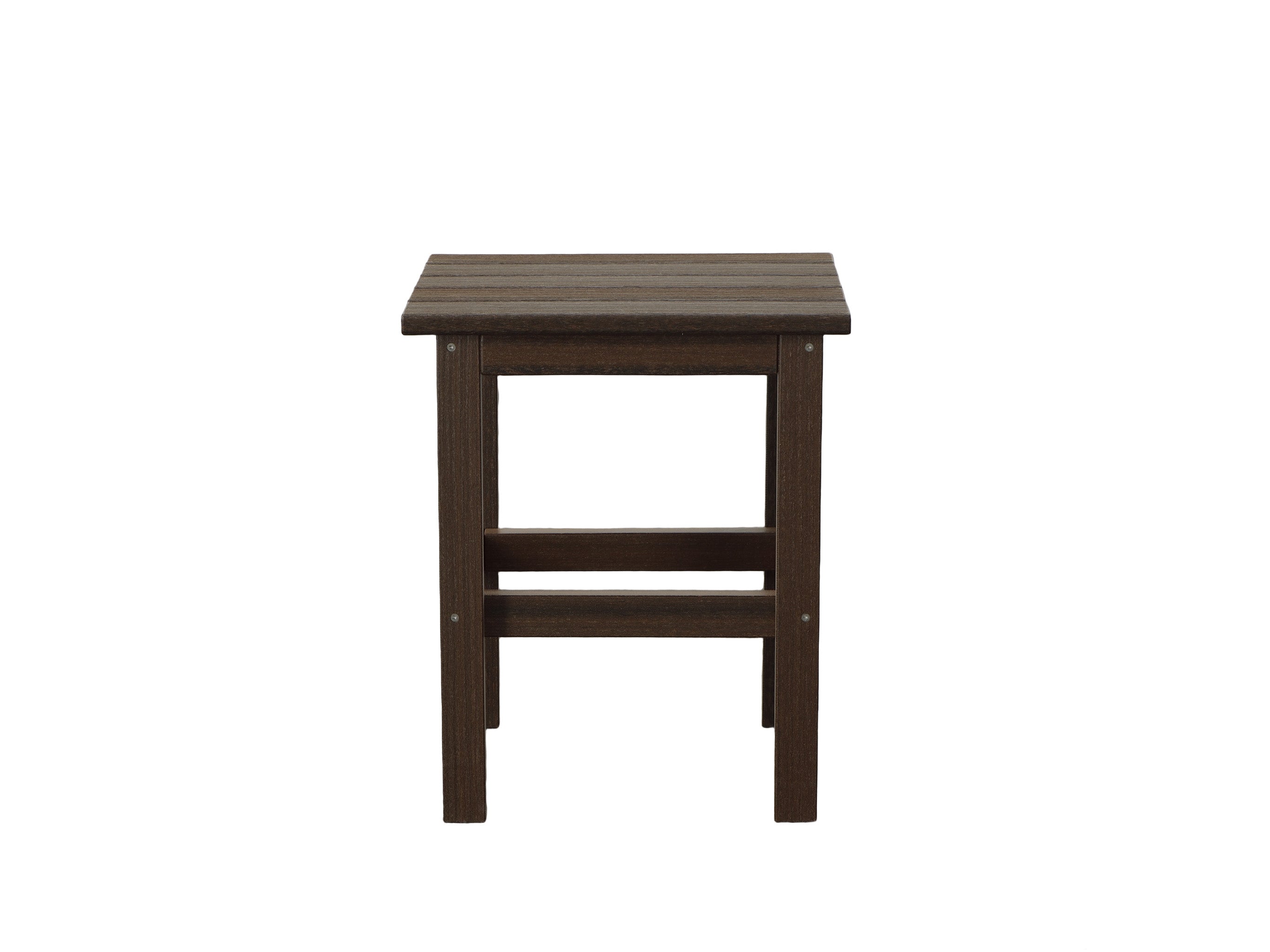Half - Antique Mahogany Classic Side Table Square Front