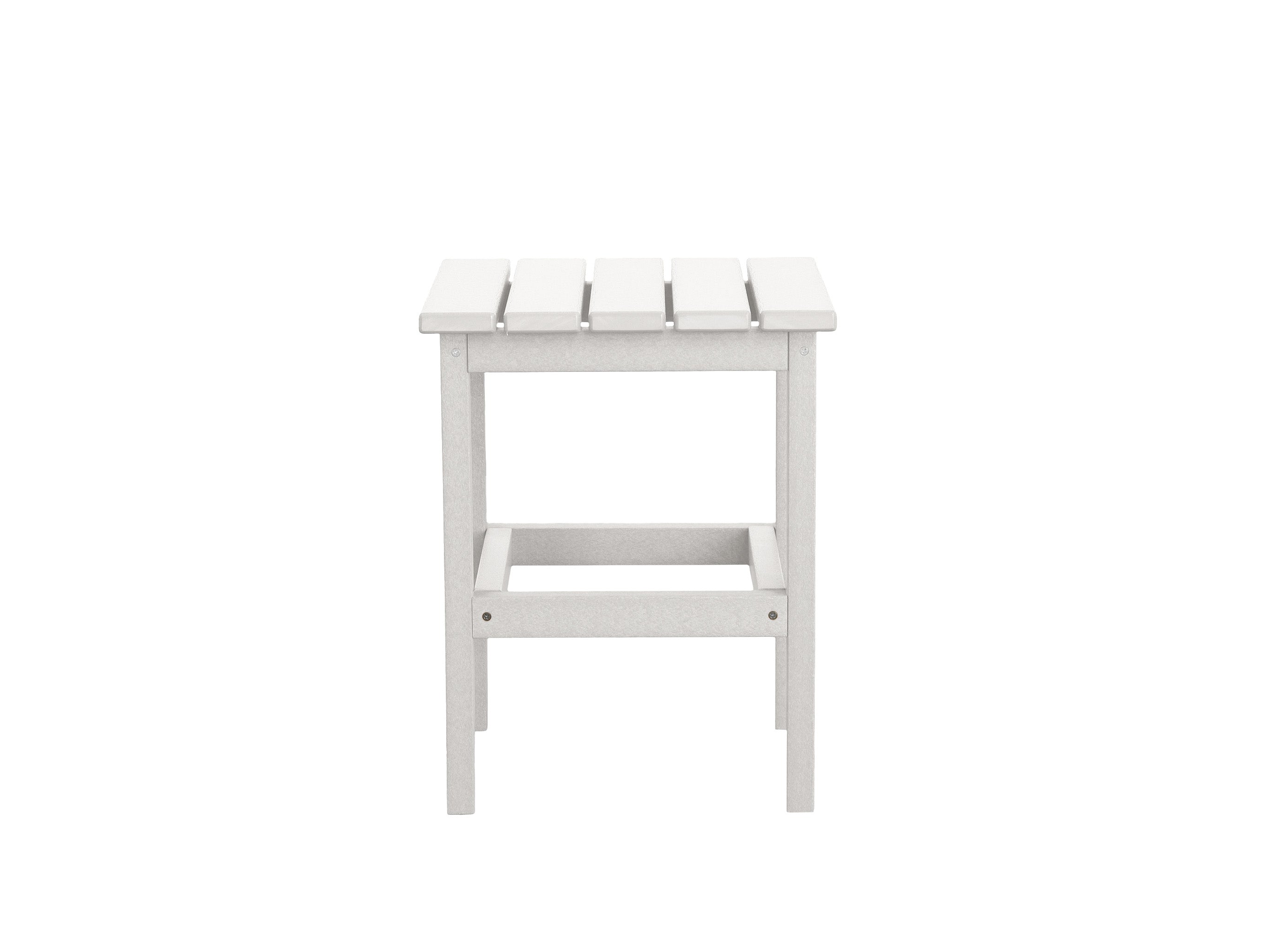 Half - White Classic Side Table on Blank Background