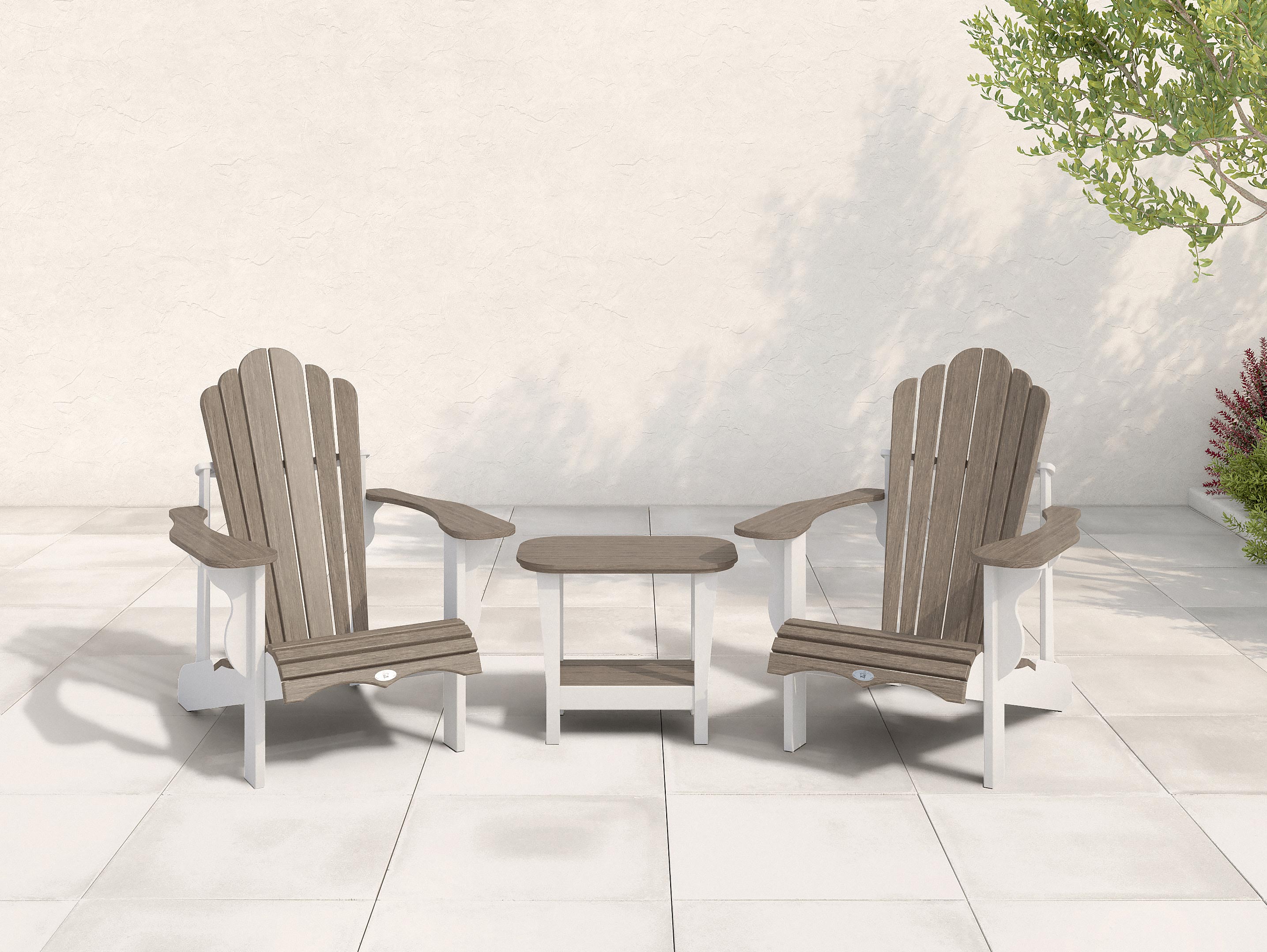 Leisure Traditional Adirondack 3-Piece Set