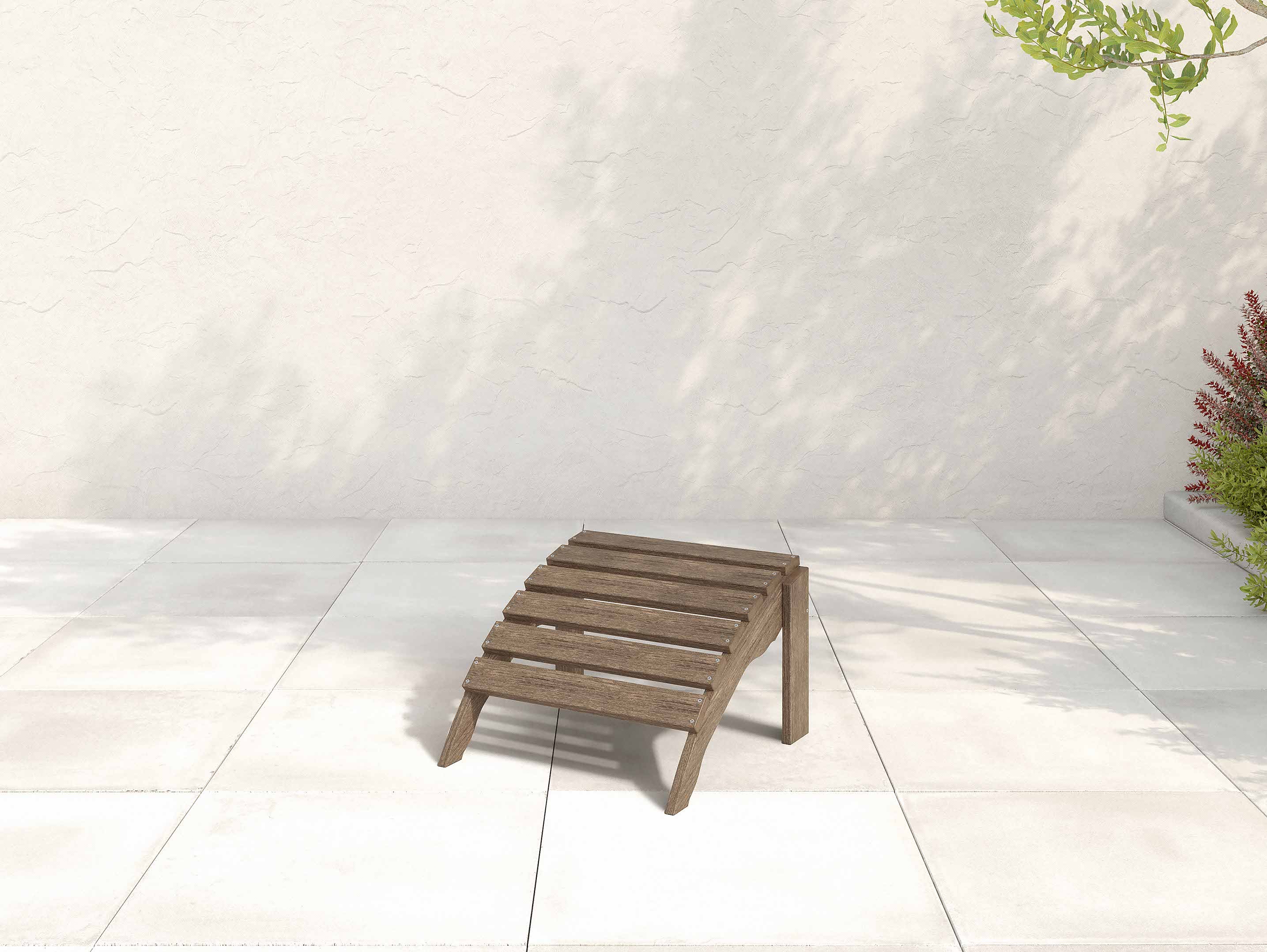 Ottoman Adirondack Beechwood