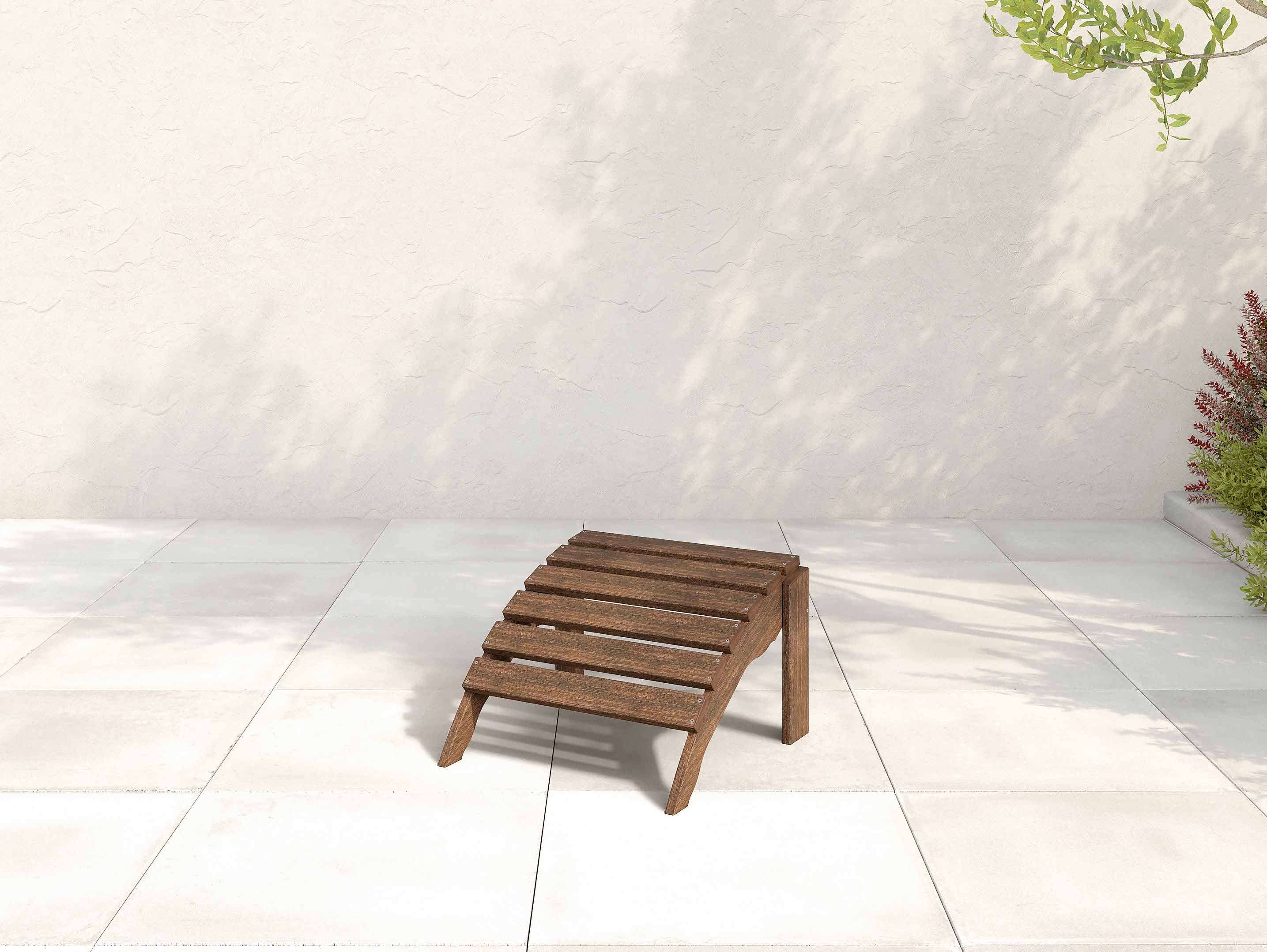 Ottoman Adirondack Brazilian Walnut