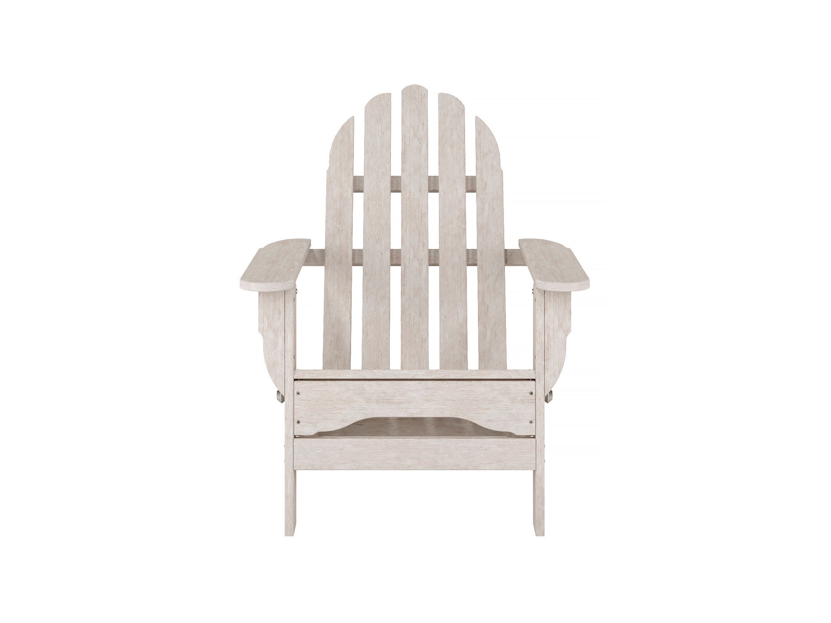 Half  Folding Adirondack Chair Front White